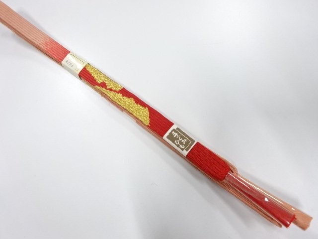 JAPANESE KIMONO / UNUSED KOREI HAND-TIED OBIJIME